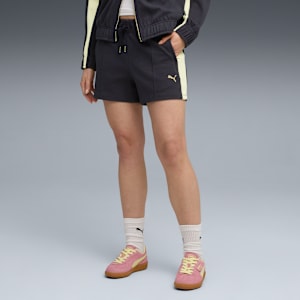 T7 Pintuck 4" Shorts Women, New Navy, extralarge